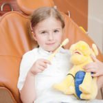 young patient at a pediatric dentist