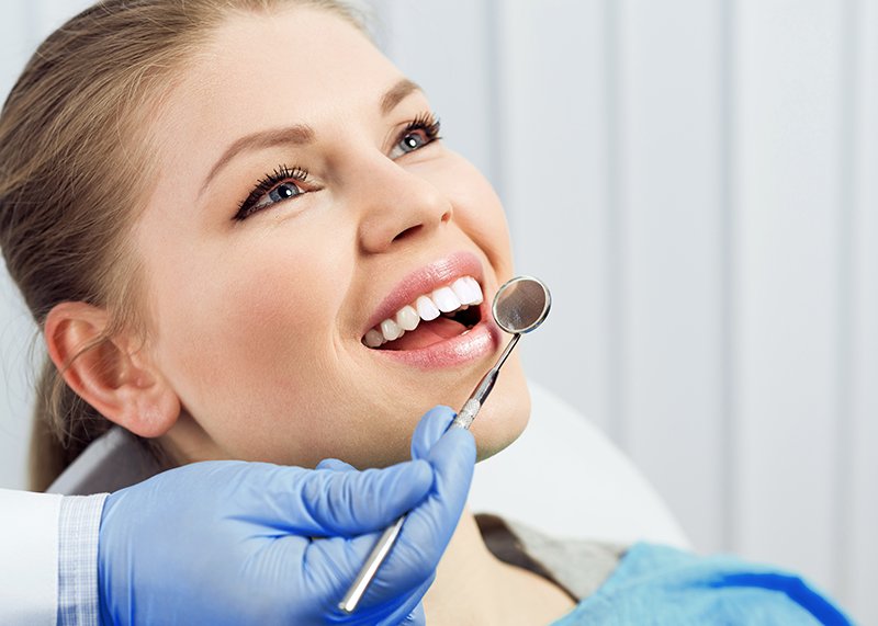 getting teeth checked before dental post & core