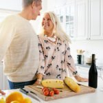 Couple discussing how cheese prevents tooth decay