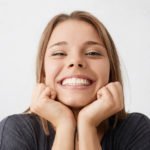 Smiling Girl with white teeth